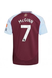 Aston Villa John McGinn #7 Jalkapallovaatteet Kotipaita 2024-25 Lyhythihainen